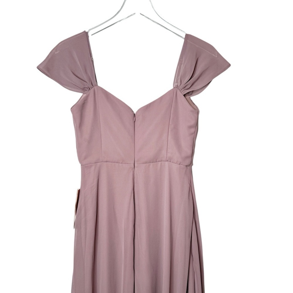 Birdy Grey Spence Dark Mauve Convertible Maxi Dress XS Formal Wedding Guest - Picture 13 of 16